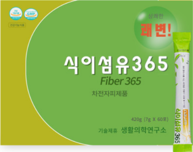 상쾌한 쾌변 식이섬유365 (7g x 60포), 1박스, 60회분