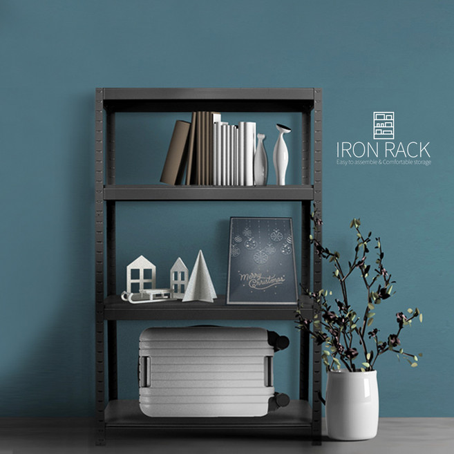 아이언랙 무볼트 조립식 철제선반 앵글 그레이 2단 3단 4단 5단