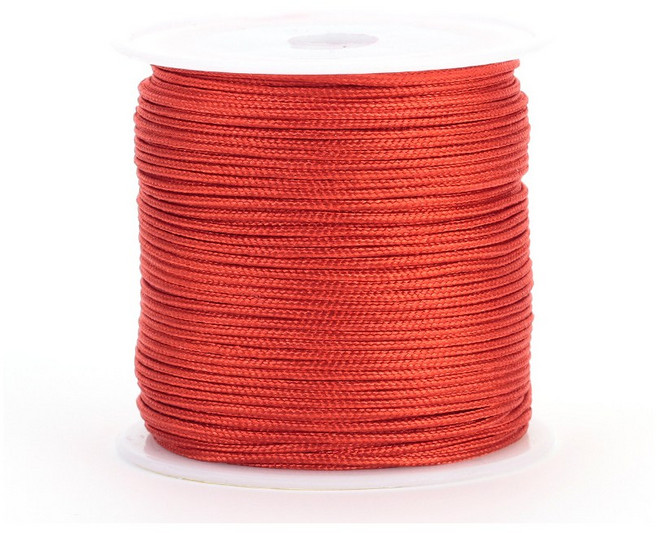 디어플레이스 1.5mm 매듭실 매듭끈 40m, 1개, 01 레드