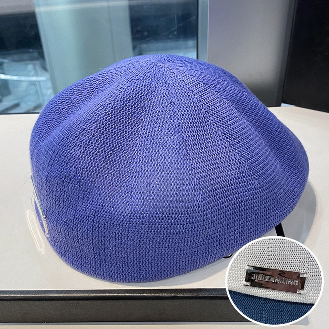 베레모 봄여름 얼굴 작아 보이는 전진모자 여름 펀칭 자외선 차단 백팩 모자