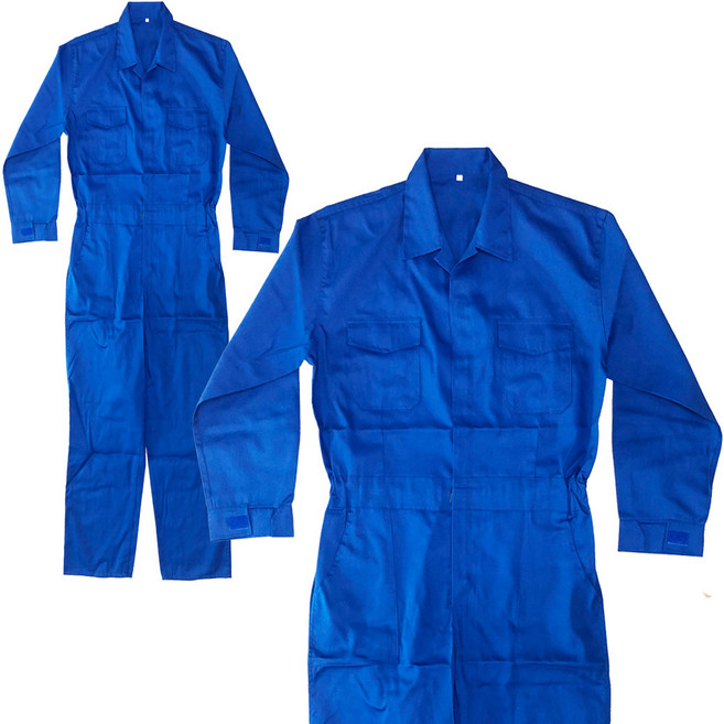 봄 여름 스즈끼 복 코발트 SZK-02 허리32~42 긴팔 빅사이즈 사계절 일체형 정비복 작업복 남자 남성 일육, SZK-02_코발트_40인치, 1개