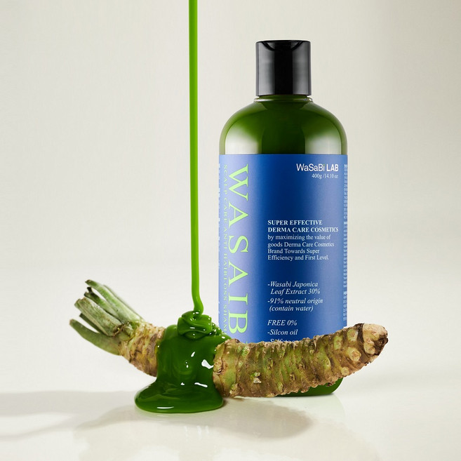 와사비랩 탈모 비듬 케어 샴푸, 1개, 0.4kg