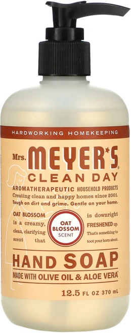 Mrs. Meyers Clean Day 손 비누 귀리 꽃 12.5 fl oz (370 ml) 3팩, 370ml - 쿠팡