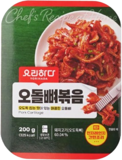 요리하다 오돌뼈 볶음, 1개, 200g