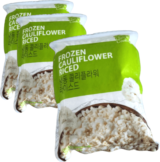 컬리플라워 라이스 케톤식 저칼로리 1kg 3팩, 기본
