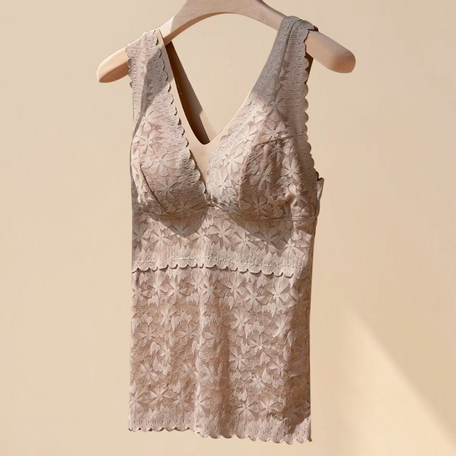 바바 세상편한 여성 시스루 캡나시 브라탑 일체형