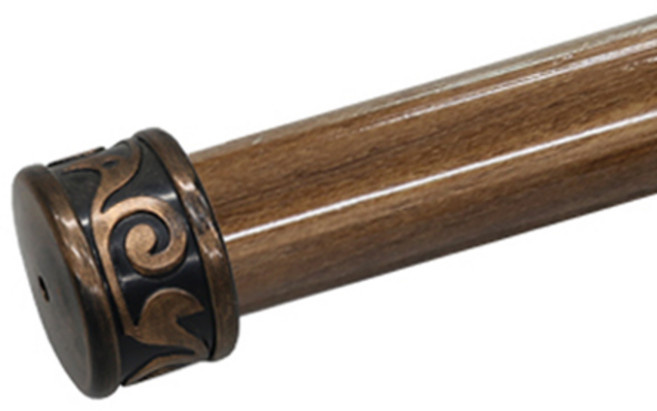 한국레일갤럭시 35mm 원형 커튼봉 커텐봉, 황동