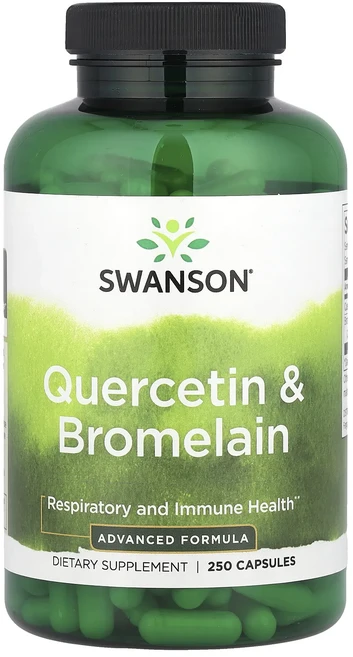 Swanson 퀘르세틴 & 브로멜라인 호흡기 건강 250캡슐, Swanson퀘르세틴브로멜라인호흡기건강250캡슐, 1개 - 쿠팡