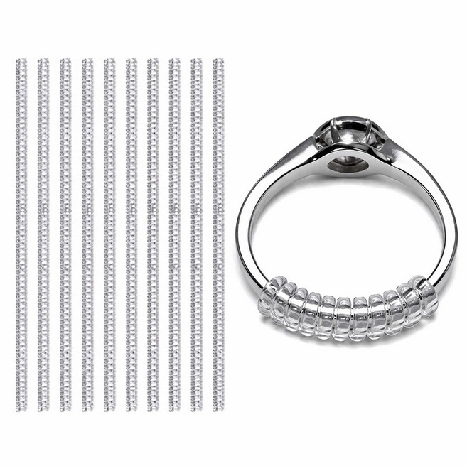 band 반지줄이기 반지 사이즈조절 스프링 사이즈조절기 교정 수정 반지수리, 3.5mmx2개+5mmx2개, 1세트