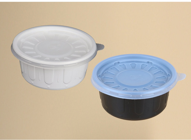 국물용기 다용도용기 소스용기 105파이 소 화이트 블랙 1000개 세트, 1개