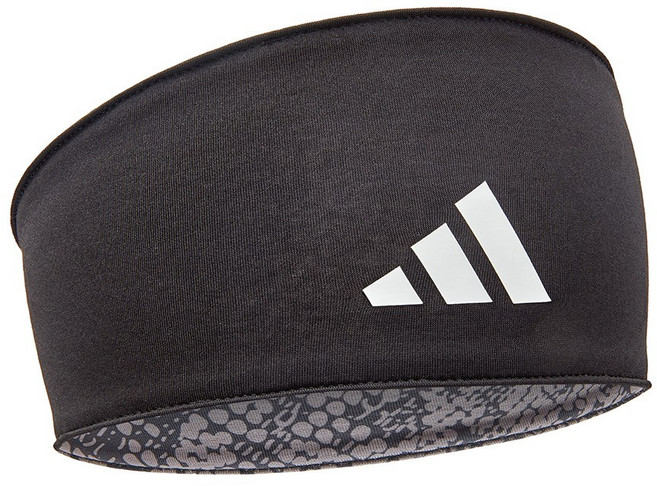 아디다스 더블사이드 헤드밴드 스포츠 러닝 운동 테니스 와이드 헤어 밴드 머리띠 런닝 자전거, 블랙