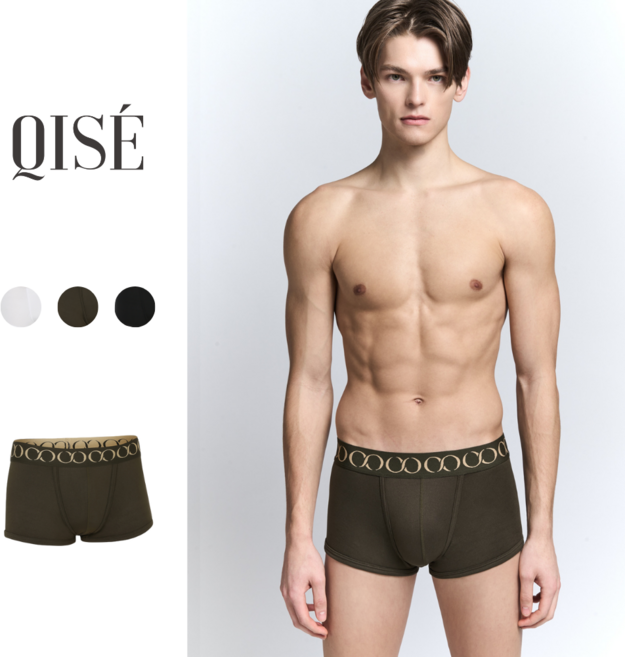 키세 키랄 시그니쳐 남성 브리프 카키