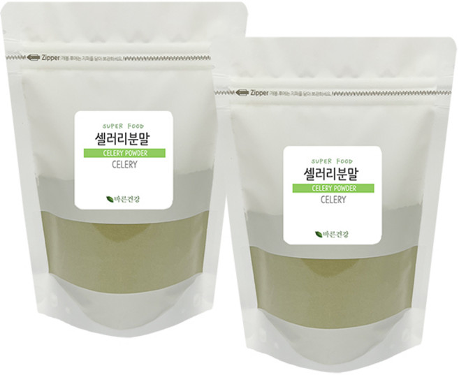다른첨가물없이 국산 100% 셀러리가루 샐러리 분말 CELERY POWDER 지퍼백, 150g, 2개
