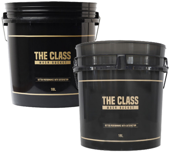 더클래스 세차버킷 워시버킷 다용도 다목적 세차물통 18리터, 18L, 블랙