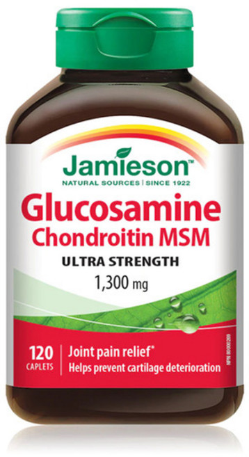 캐나다 제이미슨 글루코사민 콘드로이친 MSM 1300mg 120정, 1개
