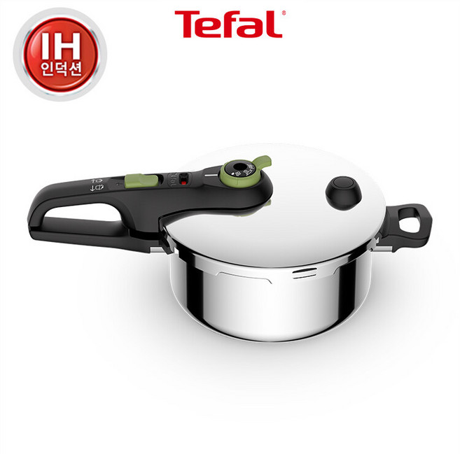 테팔 시큐어 트렌디 압력솥 4L (4~7인용), 혼합색상, 1개