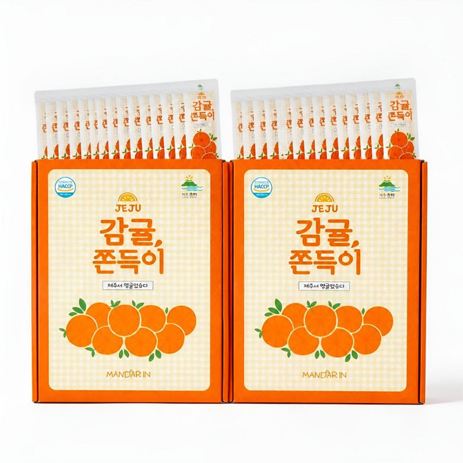 제주 감귤 쫀득이 다이어트 쫀드기, 18g, 30개