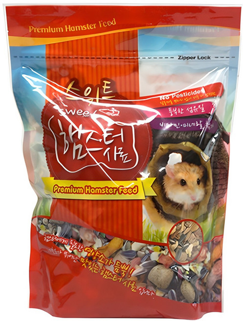 스위트 햄스터 사료, 700g, 1개