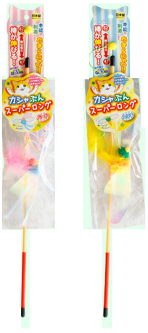 카샤카샤 고양이 붕붕 슈퍼롱 와이어 낚싯대 2종 x 2p 세트, 벌+새, 2세트