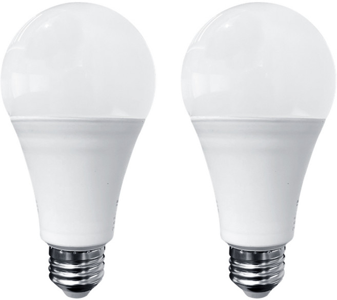 KS인증 LED 전구 15W E26 전등교체 (삼파장램프 30W 대체 가능), 2개, 주광색