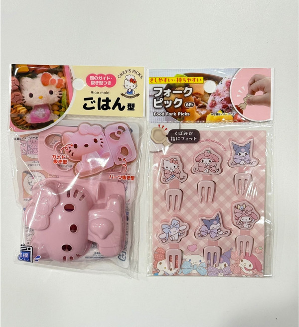 산리오 키티 도시락틀 데코픽 도시락꾸미기 귀여운 키티포크픽, 1개