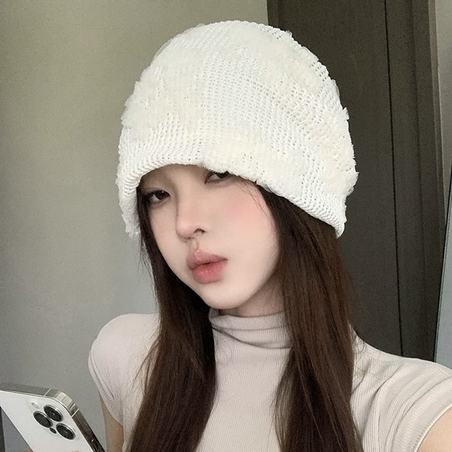 은무드 데일리 봄 여름 플라워 비니 모자