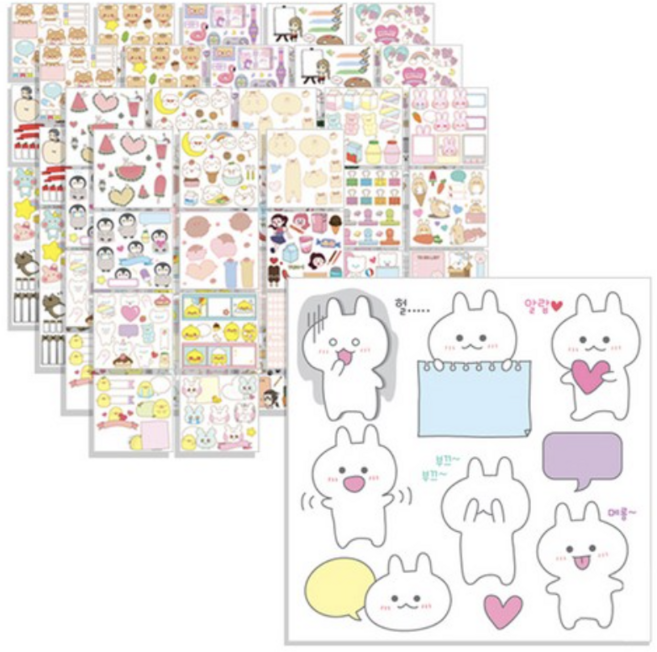 크리스탈팬시 인스모조지, 혼합 색상, 72장