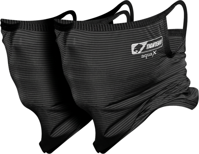 쿨 귀걸이 멀티스카프 (2개입), 블랙