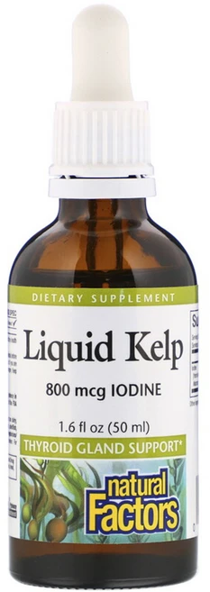 내추럴팩터스 리퀴드 켈프 요오드 800mcg, 1개, 50ml - 쿠팡
