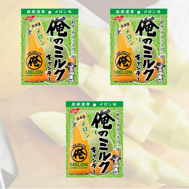 노벨 오레노 밀크 홋카이도 멜론 80g 6봉지, 3개