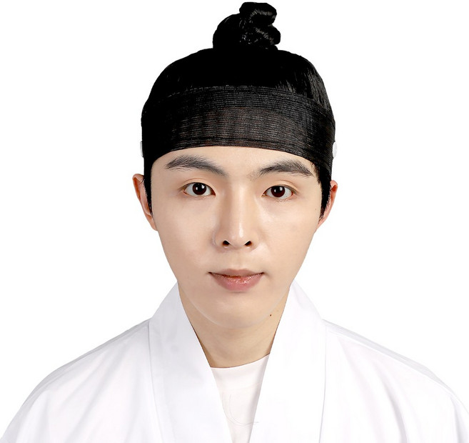 상투 전통 옛날 머리 사극 분장 양반 조선시대 가발, 1개