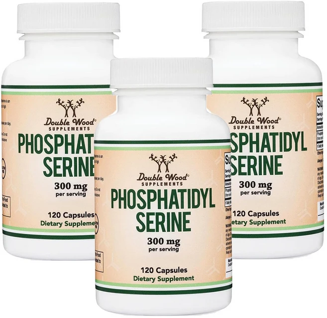 더블우드 포스파티딜세린 300mg 캡슐, 120정, 3개 - 쿠팡