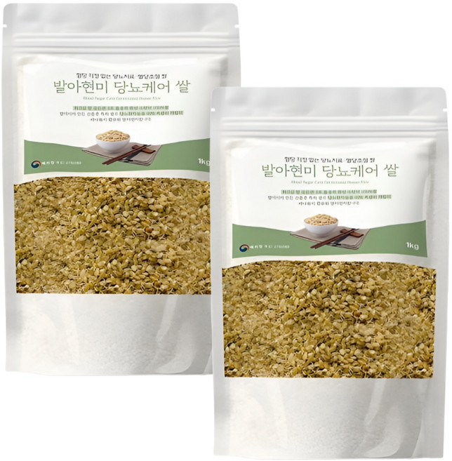 빅워터 국산 바나듐쌀 당뇨 혈당강하쌀, 2개, 1kg