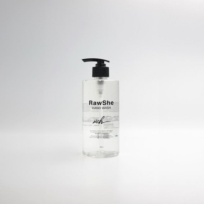 RawShe RICH抗菌滋潤洗手乳 480ml, 單瓶