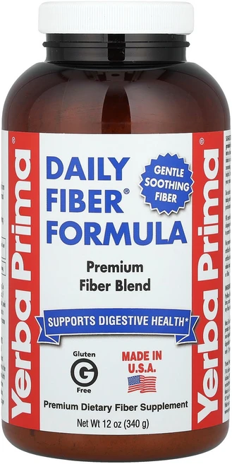 Yerba Prima Daily Fiber® Formula 12 oz (340 g), 예르바 프리마 데일리 파이버 포뮬라 12 온즈 340, 1개 - 쿠팡