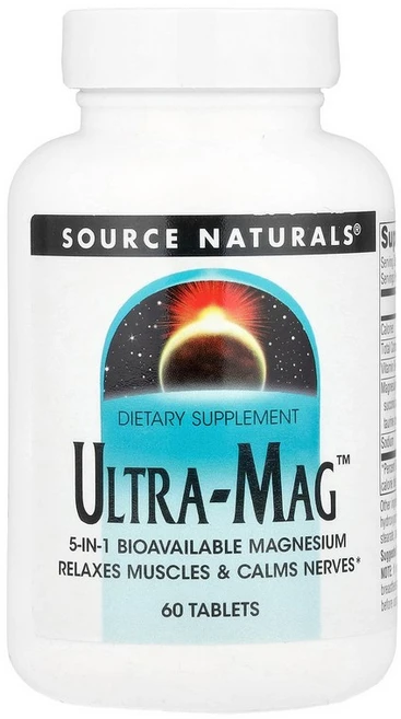 소스네츄럴스 Ultra-Mag, 1개, 60정 - 쿠팡