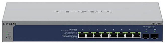 NETGEAR XS508TM 멀티기가 스위치허브 10G 8포트 + 2SFP+, 1개