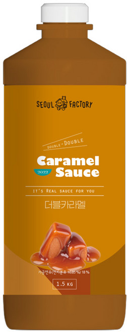 서울팩토리 더블카라멜소스 1.5kg, 1개