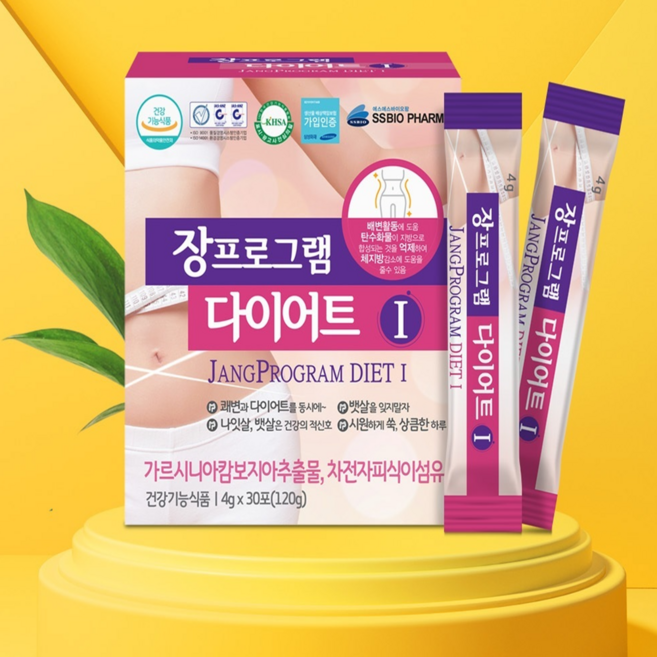 MK 가르시니아 차전자피 다이어트 장플랜프로 30포, 1박스, 30회분