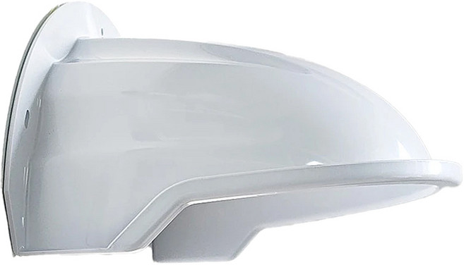 ATTN AJN-A04 CCTV 카메라 보호 커버 케이스 벽부형 브라켓 방수 자외선 빗물차단 ABS 플라스틱 흰색 검정색, 1개, AJN-A04-W