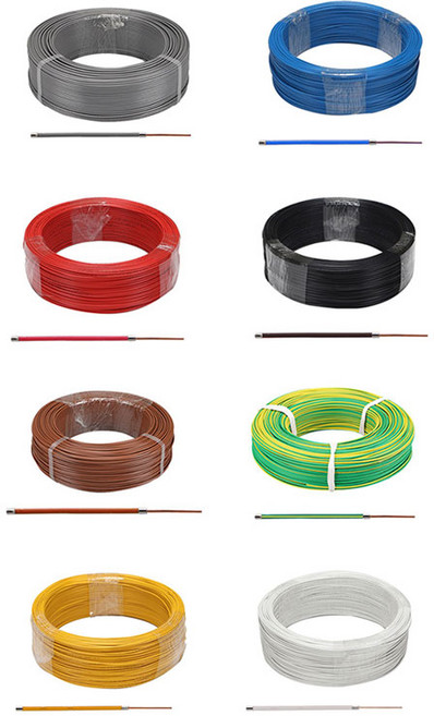 HIV IV 1.5SQ 2.5SQ KS 단선 100M/롤 옥내배선 스위치 콘센트 기능사 실기시험, HIV 1.5SQ(100M), 황색, 1개