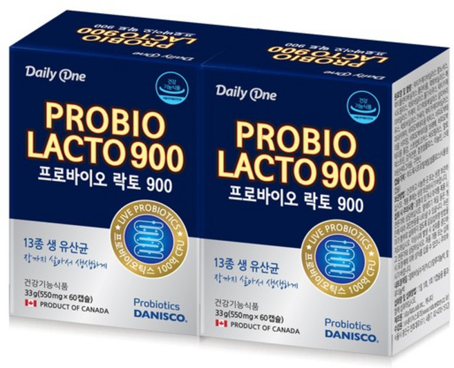 데일리원 프로바이오 락토 900, 60정, 2개