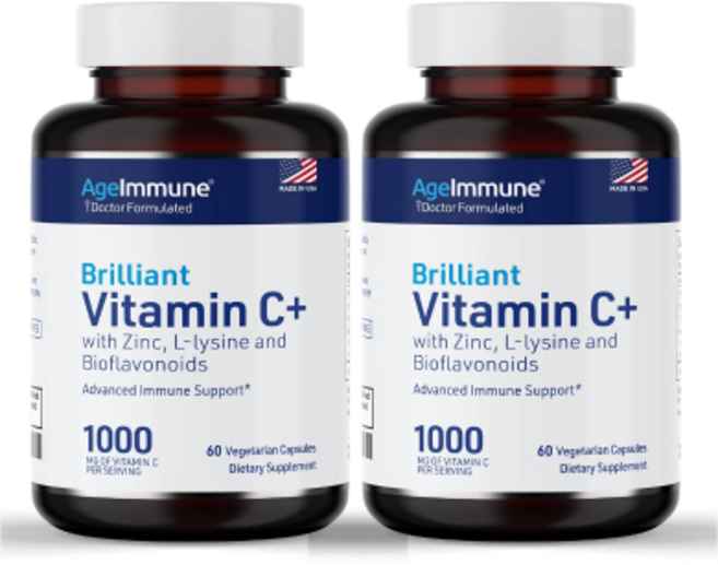 [해외]AgeImmune Vitamin C 1000mg Complex 에이지 이뮨 비타민 C(1000mg 함유)콤플렉스 베지 캡슐, 2