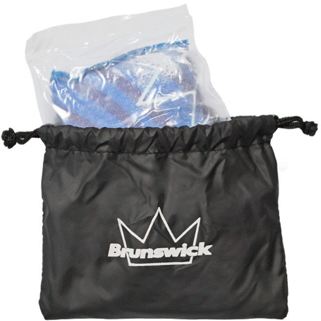 브런스윅 빅사이즈칼라 로진백+파우치 볼링용품 볼링, 블랙, 1개