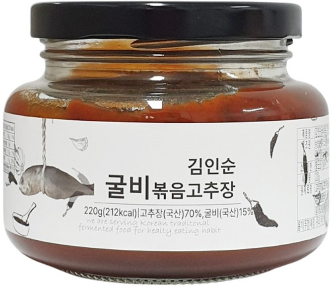 [프롬웰] 김인순제조 굴비 볶음고추장 250g, 1개
