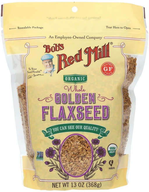 밥스 래드 밀 Bobs Red Mill 유기농 홀 골든 아마씨드 13 oz (368 g) BRM-02939, 1개 - 쿠팡