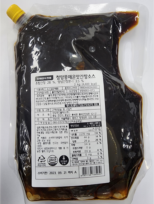 대상 청양풍 매운맛 간장소스, 1개, 단품