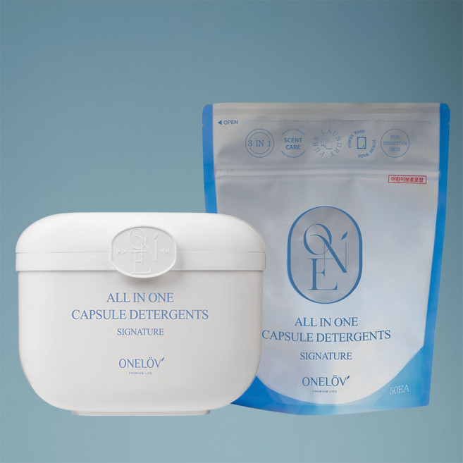 원로브 캡슐세제 본품 시그니처향 60개입 + 50개입 SET