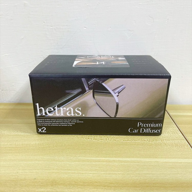 hetras 車用擴香 77ml*2入, 1個, 07 Hotel Wood 飯店木質香, 飯店木質香