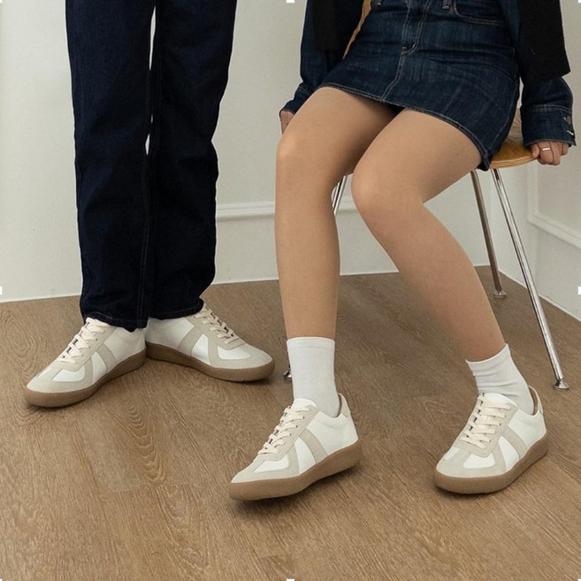 위드스텝스 독일군 스니커즈 남녀공용 남자키높이운동화 여자국산수제화